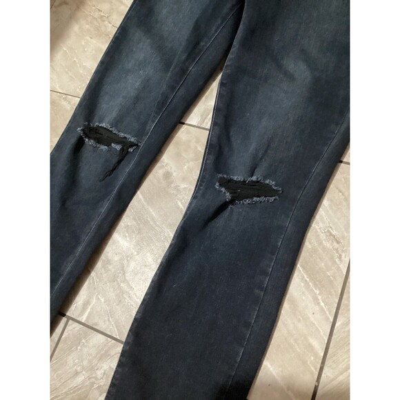 Paige Womens Washed Black Margot Ankle Skinny Jeans High Rise 28 - Picture 4 of 8